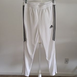 Adidas White/Black Mens Joggers